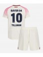 Bayer Leverkusen Malik Tillman #10 Replika Borta Kläder Barn 2025-26 Kortärmad (+ byxor)